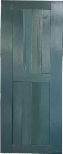 Miniatura 7 de Homacer Puerta de granero de madera maciza de 34 pulgadas de ancho x 84 pulgadas de alto x 1-3/8 pulgadas de profundidad, acabado y sin ensamblar