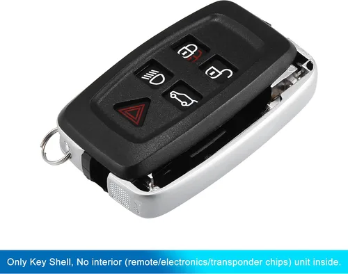 Miniatura 4 de X AUTOHAUX 2 unids reemplazo sin llave llave remoto llave llavero llavero caso para Land Rover LR4 deporte 2010 2011 2012 2013 2014 2015