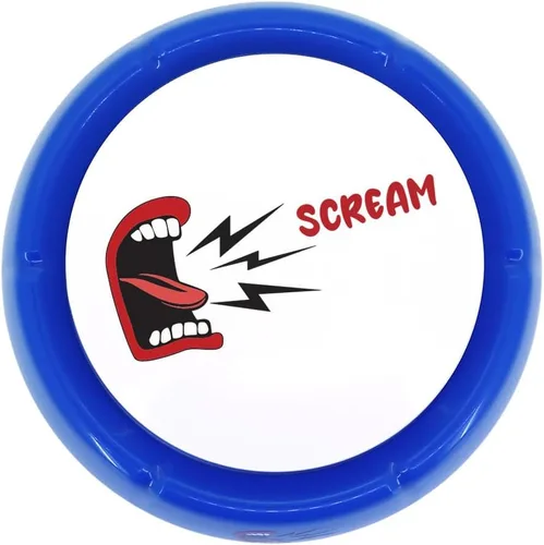 Miniatura 5 de Talkie Toys Products The Scream Button - Botón de voz para hombre y mujer, botón parlante divertido, juguete para hablar para aliviar el estrés y más