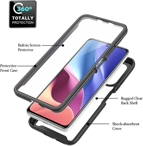 Miniatura 2 de Funda para Xiaomi Redmi Note 11 Pro 4G, anticaídas y amortiguadora con protector de pantalla para Xiaomi Redmi Note 11 Pro 5G 2201116SG 2201116SR