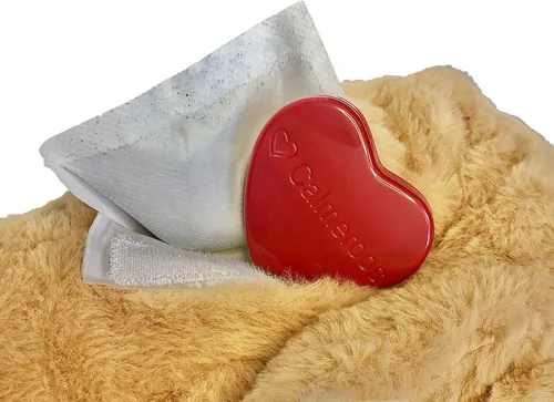 Miniatura 5 de Juguete de peluche con latido del corazón, juguetes calmantes para aliviar la ansiedad para cachorros y gatitos, latido del corazón en una felpa