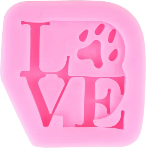 Miniatura 6 de ZiXiang Moldes de fondant para el día de San Valentín, moldes de silicona para pastel de fondant de boda, de oso, corazón, letra de amor, caramelo