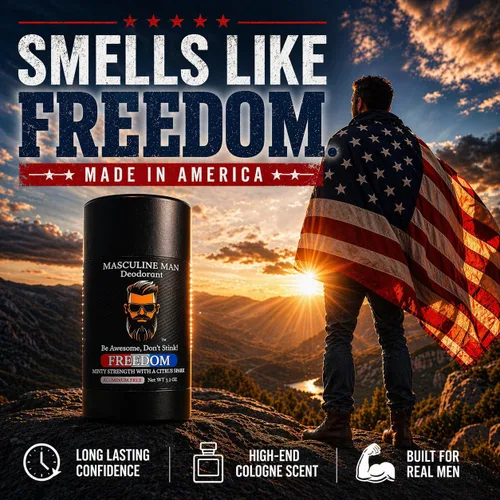 Miniatura 4 de Desodorante para hombres – Desodorante para hombre sin aluminio – Desodorantes naturales de tamaño de viaje – Protección contra el sudor