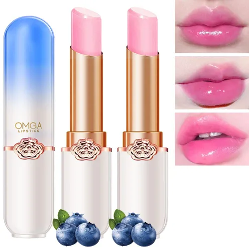 Miniatura 21 de BINGBRUSH Lápiz labial que cambia de color melocotón, hidratante de larga duración para el cuidado de los labios, bálsamo labial mágico, brillo