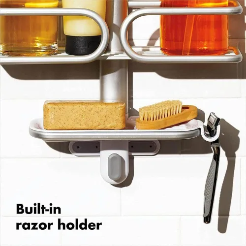 Miniatura 6 de OXO Good Grips - Carrito de ducha de aluminio de 3 niveles