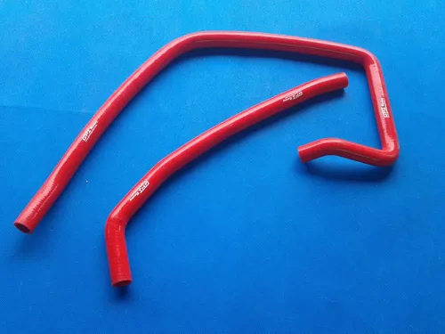 Miniatura 2 de Manguera de radiador de silicona para Polaris Sportsman Sport Scrambler L Trail Boss 2X4 350 400 500 (rojo)