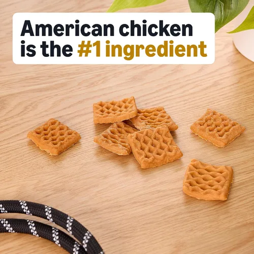 Miniatura 4 de Marca Amazon – Golosinas Wag para perros, bocados de pollo y waffle, 12 onzas resellables, paquete de 1