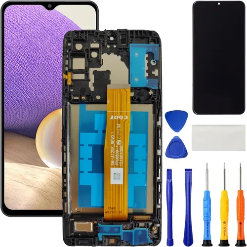 para Samsung Galaxy A32 5G Pantalla de repuesto con marco para Samsung A32 A326u A326b A326a A326w S326dl Pantalla LCD Digitalizador Pantalla táctil