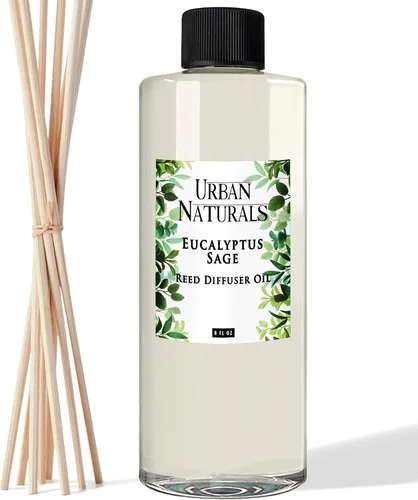Miniatura 37 de Urban Naturals Recambio de aceite difusor de varillas ámbar y lavanda, lavanda relajante, ámbar cálido, aroma calmante para habitación, 4 onzas +