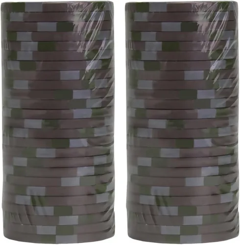 Miniatura 2 de Claysmith Gaming Paquete de 50 fichas de póquer Poker Knights, compuesto de arcilla pesada de 0.48 oz