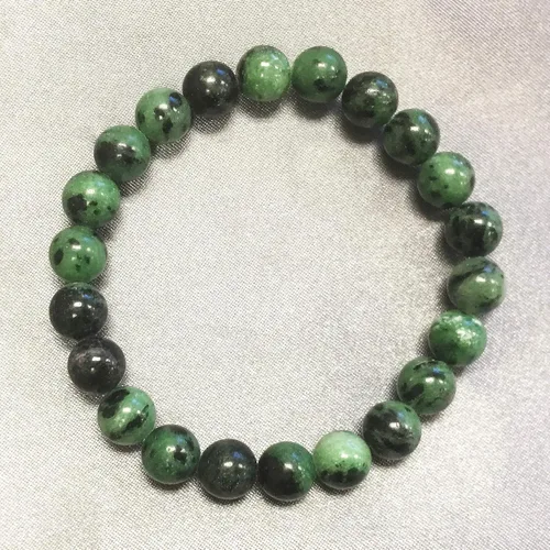 Miniatura 463 de Gem Avenue Handmade Round Bead Stretch Bracelet Unisex Natural Stone Beaded Jewelry for Men & Women, Elastic Wristband for Daily Wear