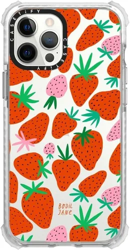 Miniatura 9 de CASETiFY Ultra Impact - Funda para iPhone 12 Pro Max (protección contra caídas de 9.8 pies), estampado de vaca, transparente