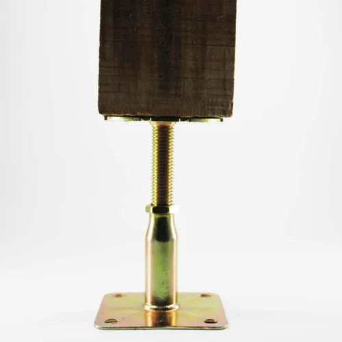 Miniatura 3 de Base elevada ajustable de poste de 4 piezas, vigas de soporte, vigas de soporte de piso, la mayoría de los sistemas de soporte de productos