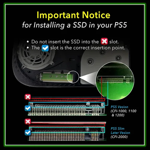 Miniatura 8 de Addlink Expansión de almacenamiento A93 de 4 TB para consola PS5 con disipador de calor, hasta 7400 mb/s, Gen 4 PCIe NVMe m.2 2280, unidad interna