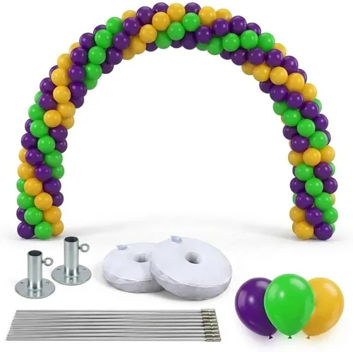 Miniatura 4 de PMU Graduation & Prom DYI Balloon Garland Arch Kit – Reusable Expandable Arch Frame with 2 Bases for Parties, Weddings & Events