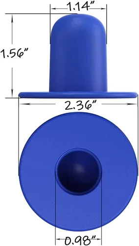 Miniatura 2 de Uenede 4 unids PVC tierra piscina pared enchufe filtro bomba filtro agujero tapón tapón reemplazo para Intex Bestway Coleman