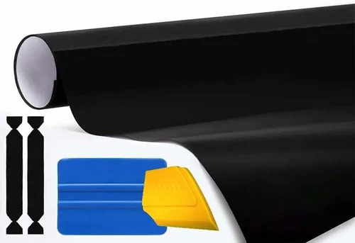 Miniatura 17 de 3M Rollo de Vinilo Automotriz (Negro Brillante, 1 pie x 5 pies + Juego de Herramientas)