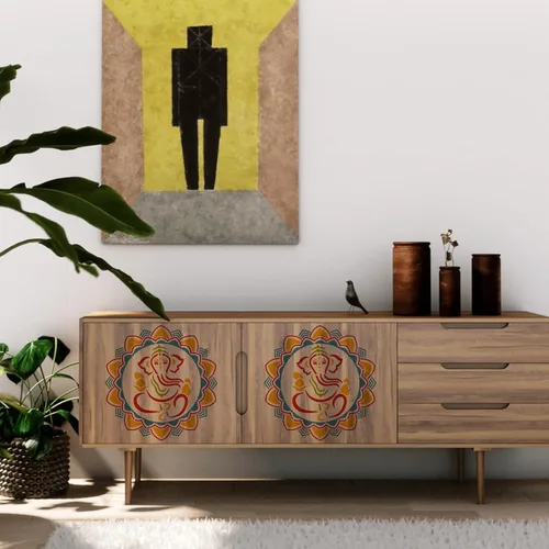 Miniatura 5 de BENECREAT Ganesha - Plantillas de pintura de dibujo, plantillas de elefante indio para pintar en álbumes de recortes, álbum, madera, piso, pared