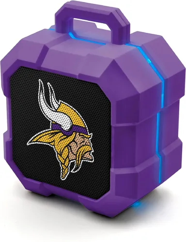 Miniatura 18 de SOAR NFL Shockbox - Altavoz Bluetooth inalámbrico LED, resistente al agua, IPX4, 5.0 Bluetooth con más de 5 horas de tiempo de reproducción, pequeño