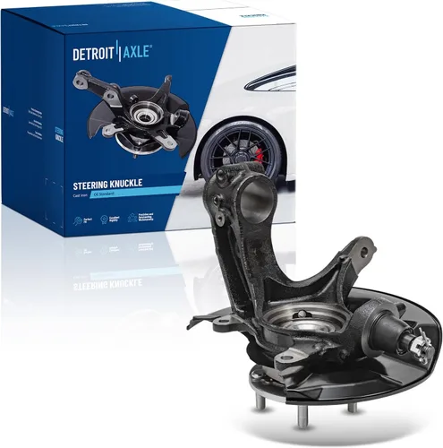 Miniatura 101 de Detroit Axle - Conjunto de manguetas de dirección delanteras de 2 piezas para Hyundai Accent 06-11, 2 manguetas de dirección y conjunto de buje
