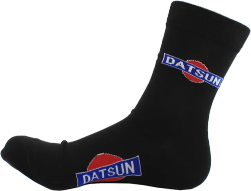 Miniatura 3 de Rotary13B1 Datsun Logo - Calcetines - Negro Crew Longitud