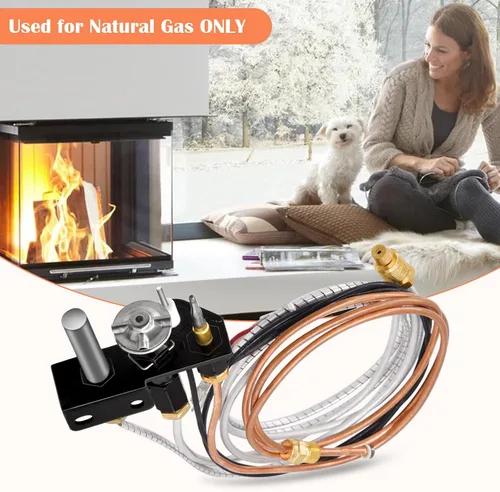 Miniatura 6 de Hiorucet Kit de montaje piloto de gas natural (NG) 69L17 para Lennox Elite, IHP, Merit, Serefina, Superior, Astria Chimeneas, 69L1701, 904405, J4117