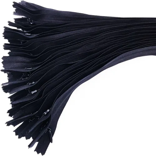 20 piezas de cremallera invisible de nailon, para coser para prendas hechas a mano/bolsos/textiles para el hogar, especial para costurero (56 cm,