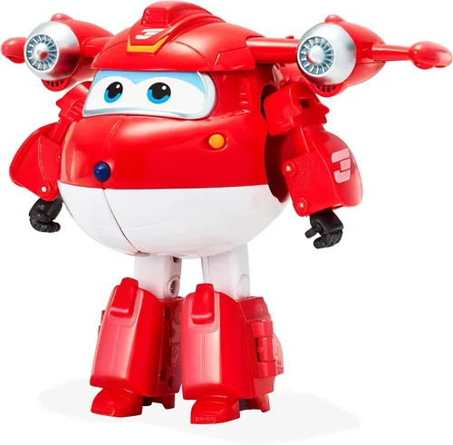 Miniatura 2 de Super Wings Paquete de 5 figuras de acción transformables Jett, Paul, Dizzy, Golden Boy y Sunny para niños preescolares de 3 a 5 años