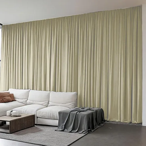 Miniatura 29 de Cortinas opacas de terciopelo beige para dormitorio de 52 x 72 pulgadas de largo, juego de 2 paneles - Cortinas con bloqueo de luz UV y reducción