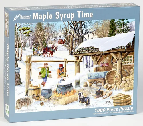 Miniatura 2 de Vermont Christmas Company Rompecabezas de 1000 piezas de Maple Syrup Time