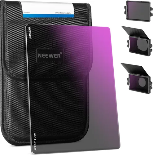 Miniatura 10 de NEEWER Filtro ND cuadrado ND0.3 (1 parada), 4"x5.65" filtro de densidad neutra de cine con revestimiento multicapa nano de 30 capas de doble cara