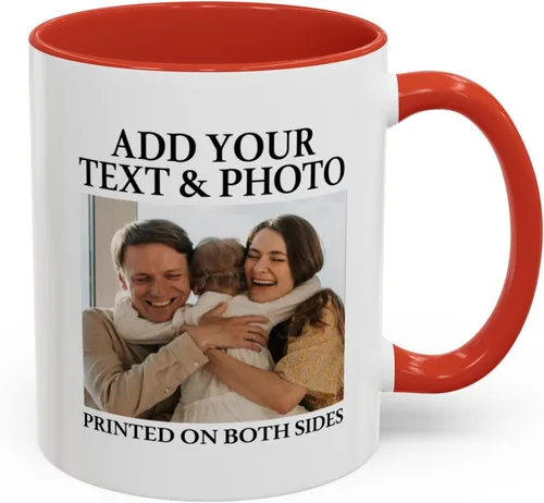 Miniatura 9 de Taza con foto personalizada, diseño de tu propio estilo con imagen de palabras, 11 onzas, varios colores, regalos personalizados para cumpleaños