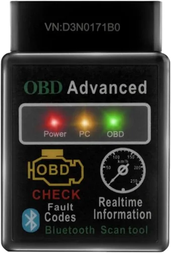 OBD2 Herramienta de escaneo de diagnóstico de automóvil - Lector de fallas del motor, datos en vivo, soporte para iOS y Android, automoción, voltaje