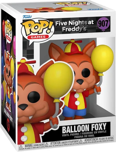 Funko Pop! Games: Five Nights at Freddy's - Balloon Foxy - Figura de vinilo coleccionable - Idea de regalo - Producto oficial - para niños y adultos