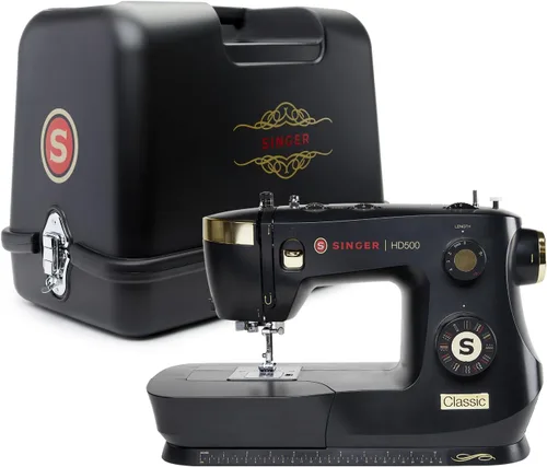 SINGER Super paquete de edición especial | Máquina de coser clásica 500 de inspiración vintage más funda de transporte | Motor fuerte, 23 puntadas,