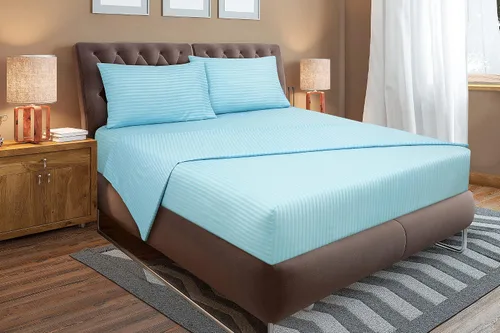 Miniatura 6 de ROYALE LINENS Juego de sábanas individuales de 3 piezas, microfibra suave cepillada de 1800, 1 sábana bajera, 1 sábana encimera, 1 funda