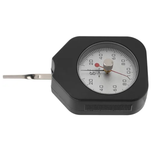 Miniatura 5 de Kadimendium Medidor de tensión de esfera SEG-100‑2 Medidor de tensión Medidor de fuerza de gramo de bolsillo Medidor de fuerza doble puntero 3.53 oz