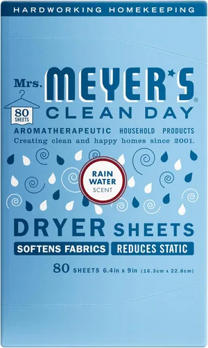 Miniatura 14 de MRS. MEYER'S CLEAN DAY - Hojas para secadora, suavizante de telas, reduce la estática, infundida con aceites esenciales, madera de abedul, 80