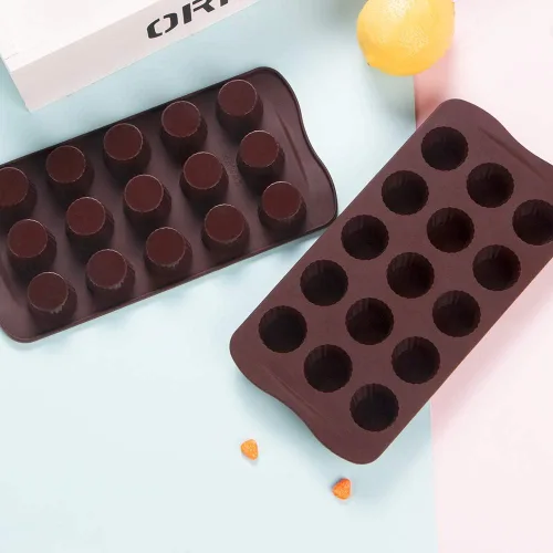 Miniatura 4 de Webake - Moldes de silicón para chocolate, molde para hornear para gelatina, bombas de grasa de Keto, Marrón