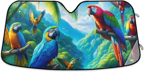 Miniatura 26 de Parasol plegable para parabrisas de automóvil, diseño de dragones, ojos negros y rojos, bloquea los rayos UV, parasol delantero