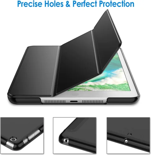Miniatura 3 de JETech Funda para iPad Mini 1 2 3 (NO para iPad Mini 4), Smart Cover con función de encendido/apagado automático (Negro)