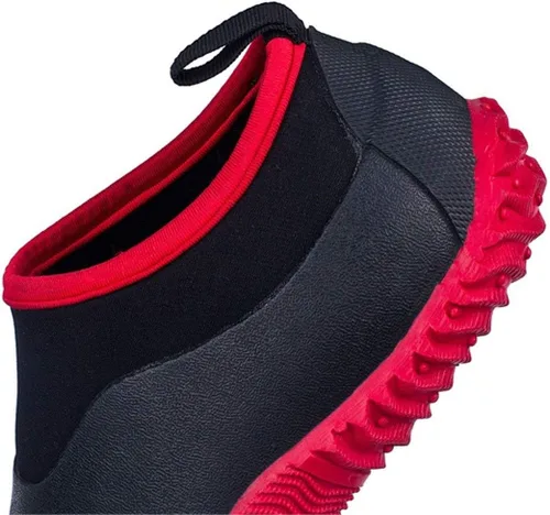 Miniatura 20 de SYLPHID Zapatos de jardín para hombre, zapatos de lluvia impermeables de neopreno para campamento, cuidado del césped, jardinería y trabajo