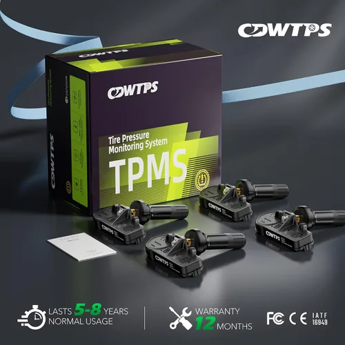 Miniatura 9 de CDWTPS TPMS Sensor Dodge, paquete de 4 sensores de sistema de monitoreo de presión de neumáticos de 433 MHz, compatible con Dodge Jeep Ram