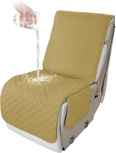 Miniatura 54 de HDCAXKJ Fundas de sofá seccional reclinable 100% impermeable, forma de L, funda de sofá reclinable lavable acolchada suave para mascotas, perro
