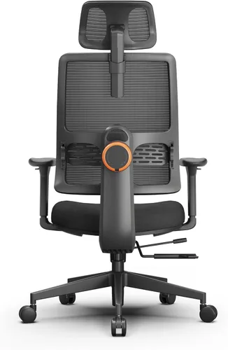 Miniatura 6 de Newtral Silla ergonómica de oficina en casa, silla de escritorio de respaldo alto con soporte lumbar adaptativo único, reposacabezas ajustable