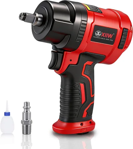 Miniatura 9 de Llave de impacto de aire de 1/2 pulgada, par máximo de 1560 ft-lbs, diseño ligero de 4.4 lb, pistola de impacto de aire incluye 11 piezas de juego