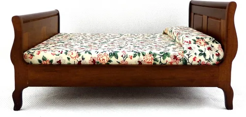 Miniatura 2 de Cama de trineo Davis en miniatura para casa de muñecas