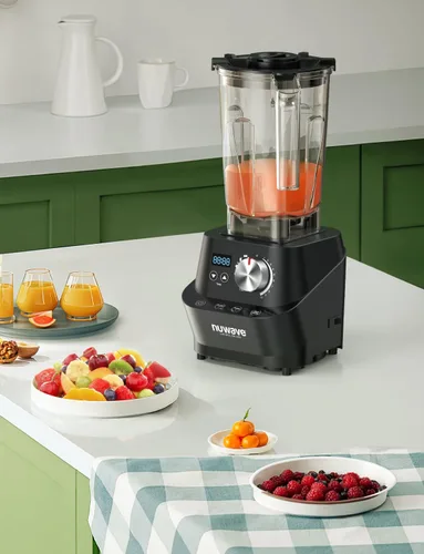 Miniatura 11 de Nuwave Infinity - Licuadora comercial, licuadora resistente para batidos con motor de cobre de 2.5HP y cuchillas cortadas con láser, dura 100 años