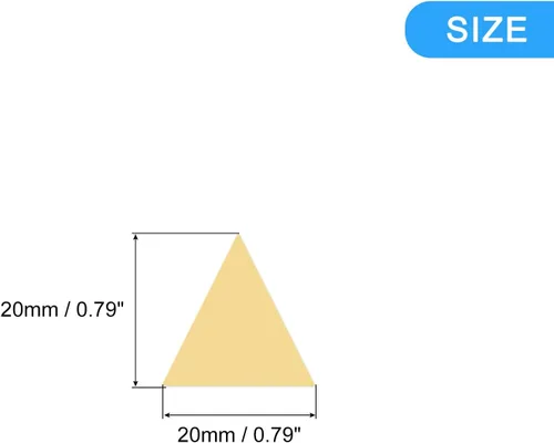Miniatura 2 de uxcell Adhesivos acrílicos para pared, 100 unidades, autoadhesivas, extraíbles, triangulares, para el hogar, sala de estar, dormitorio, oficina