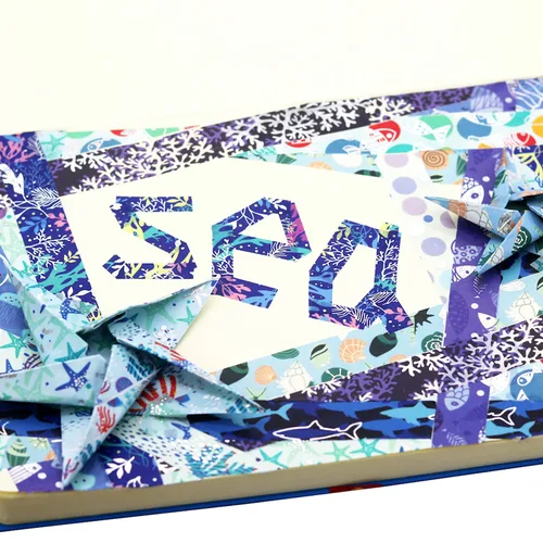 Miniatura 7 de Juego de 10 rollos de cinta washi azul océano, con impresión de lámina plateada, cintas de enmascarar decorativas para artes, manualidades DIY